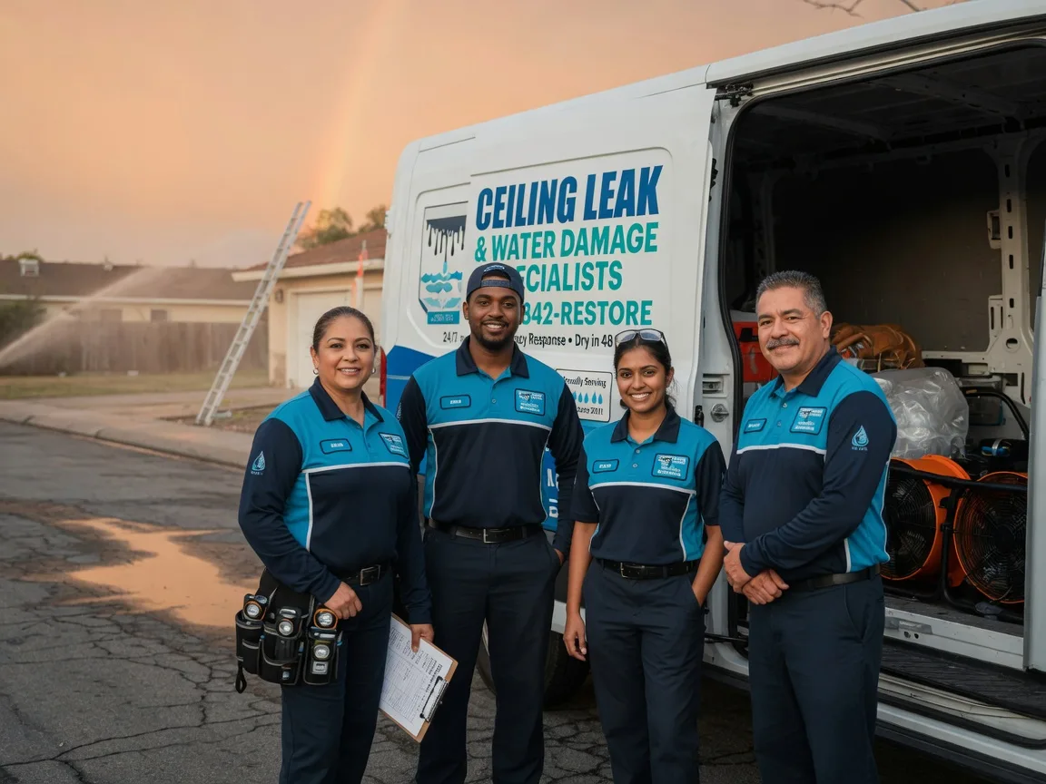 Ceiling Leak Cleanup company in Rosser, TX