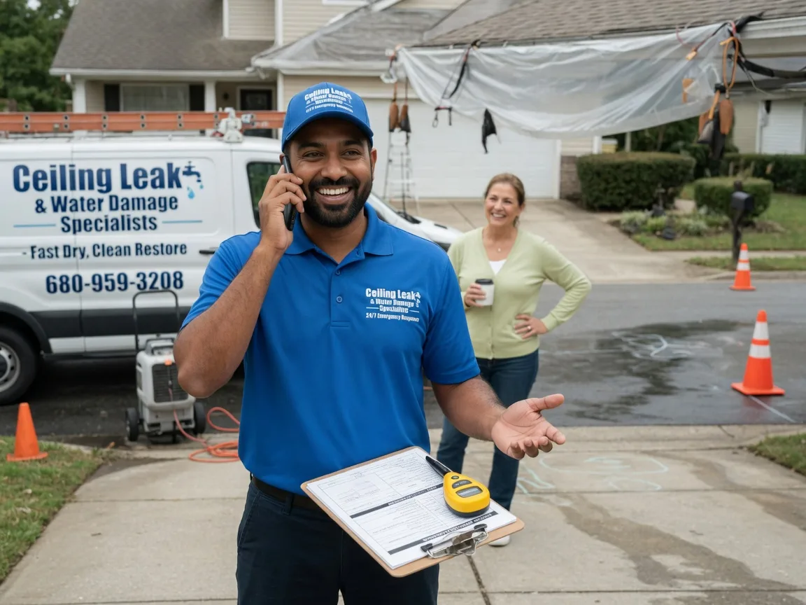 Ceiling Leak Cleanup Rosser, TX FAQs